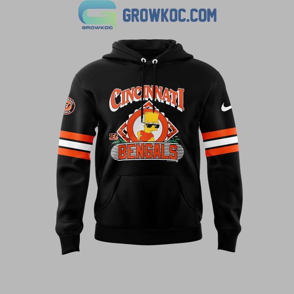 Cincinnati Bengals 2024 The Simpsons Collab Hoodie T-Shirt