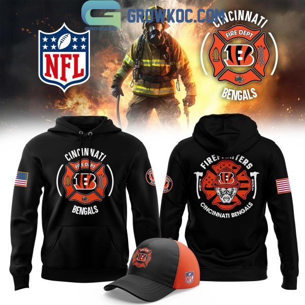 Cincinnati Bengals Night Of 2024 Firefighter Appreciation Celebrate Hoodie T-Shirt