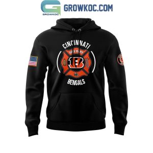 Cincinnati Bengals Night Of 2024 Firefighter Appreciation Celebrate Hoodie T-Shirt