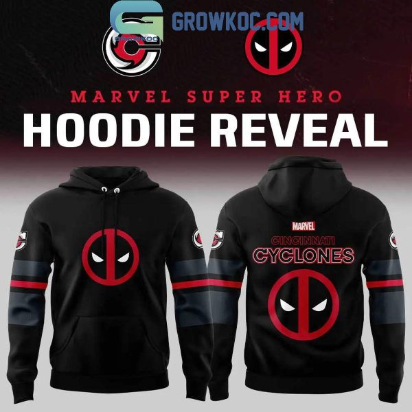 Cincinnati Cyclones Collab Marvel Deadpool 2024 Hoodie Long Pants