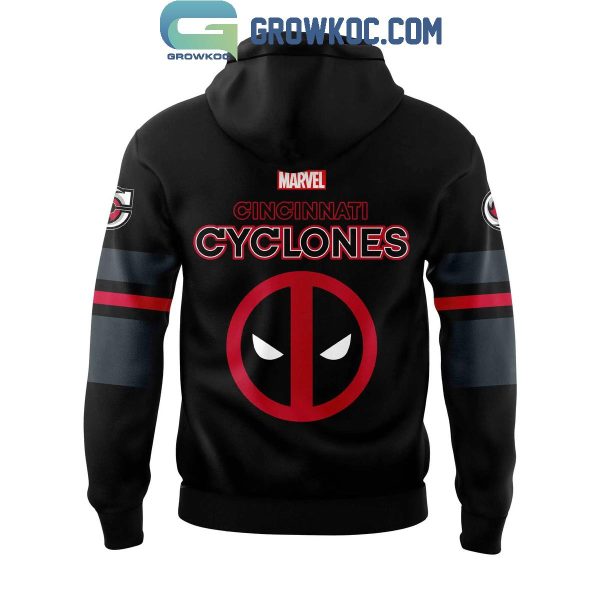 Cincinnati Cyclones Collab Marvel Deadpool 2024 Hoodie Long Pants