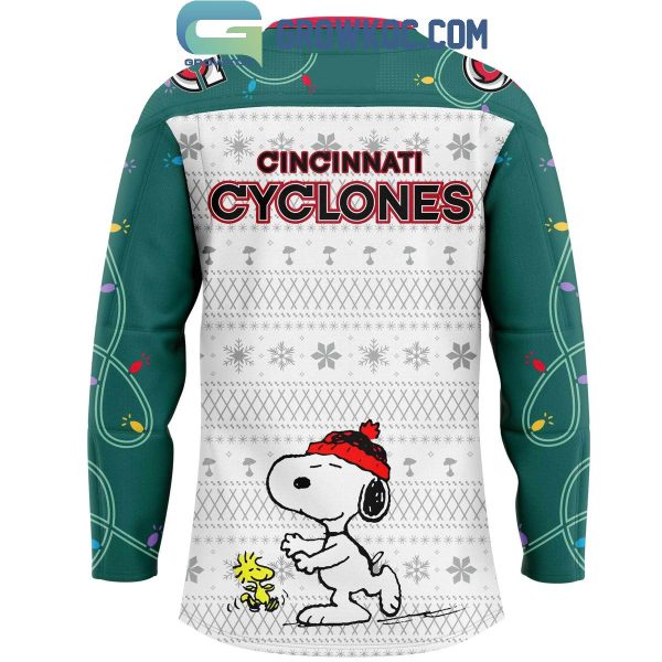 Cincinnati Cyclones Snoopy And His Peanuts Team 2024 Hockey Jersey