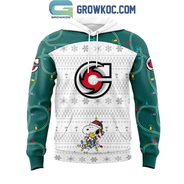 Cincinnati Cyclones Snoopy Joyful Christmas 2024 Hoodie Long Pants