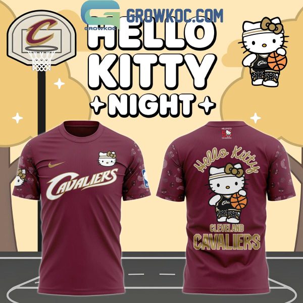 Cleveland Cavaliers The Memories Of Hello Kitty Night Hoodie Long Pants