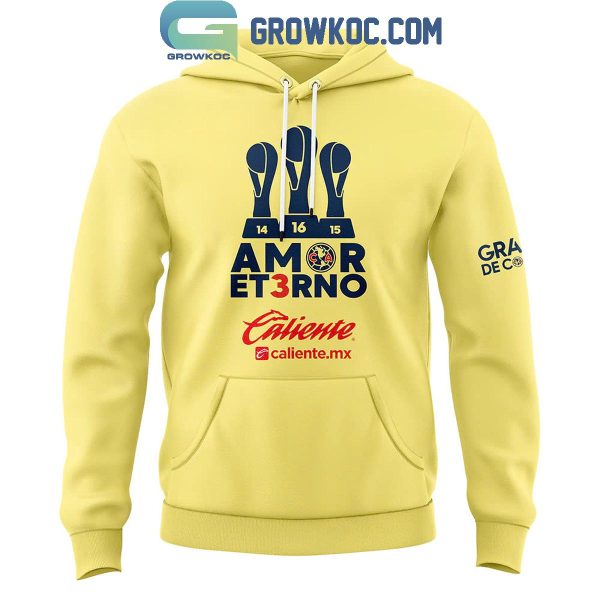 Club America Football Champions Of  2024 Liga MX Hoodie T-Shirt