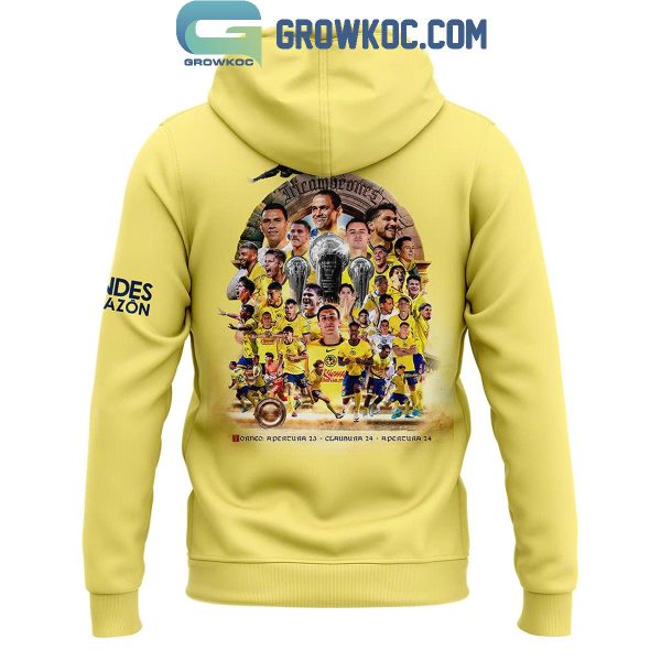 Club America Football Champions Of  2024 Liga MX Hoodie T-Shirt