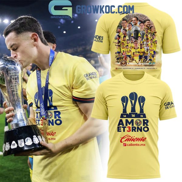 Club America Football Champions Of  2024 Liga MX Hoodie T-Shirt