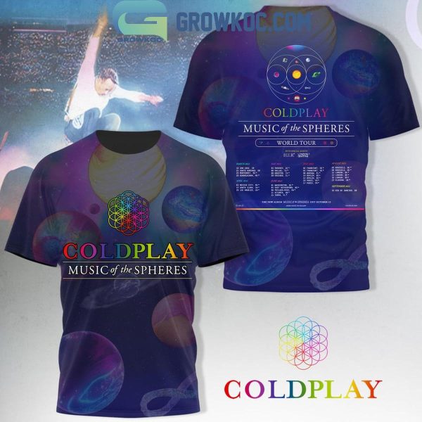 Coldplay Music Of The Sphere World Tour 2025 The Show Hoodie T-Shirt