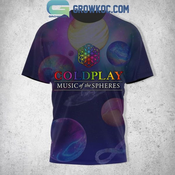 Coldplay Music Of The Sphere World Tour 2025 The Show Hoodie T-Shirt