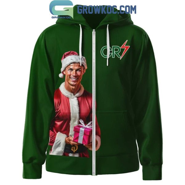 Cristiano Ronaldo Santa Siuu All I Want For Christmas Hoodie T-Shirt