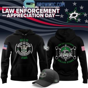 Dallas Stars 2024 For Law Enforcement Appreciation Day Hoodie T-Shirt