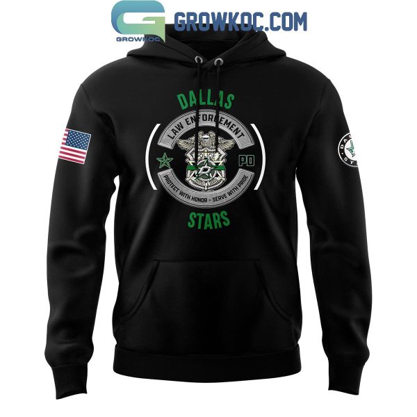 Dallas Stars 2024 For Law Enforcement Appreciation Day Hoodie T-Shirt