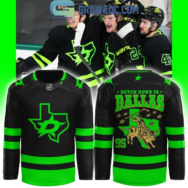 Dallas Stars Dutch Down In Dallas 2024 Personalized Hockey Jersey