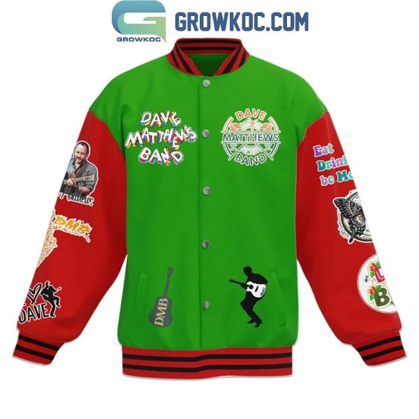 Dave Matthews Band Be Merry In 2024 Christmas Baseball Jacket