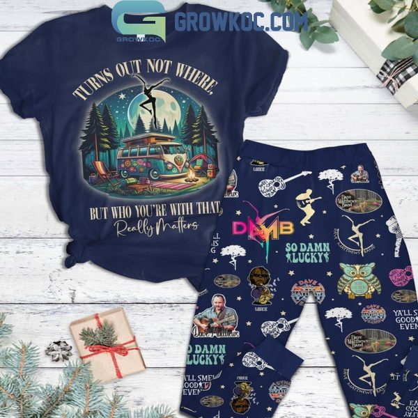 Dave Matthews Band So Damn Lucky Fleece Pajamas Set