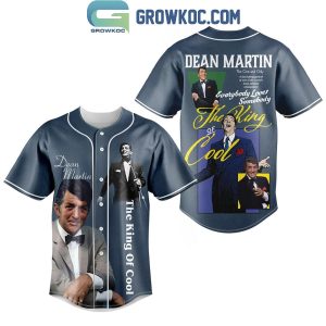 Dean Martin The One And Only The King Of Cool Baseball Jersey