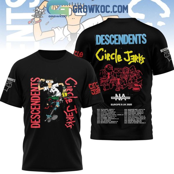 Descendents Circle Jerks Europe And UK Tour 2025 Hoodie T-Shirt