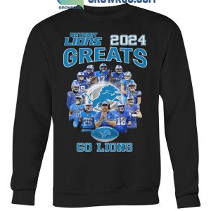 Detroit Lions 2024 Great Season Go Lions Go 2024 T-Shirt