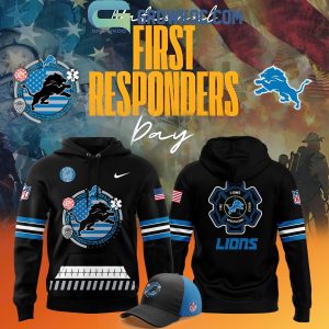 Detroit Lions 2024 Law Enforcement Appreciation Hero Pride Hoodie T-Shirt