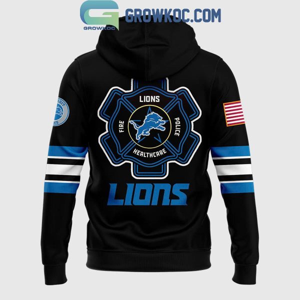 Detroit Lions Night Of Firefighter Appreciation Celebrate Hoodie Long Pants