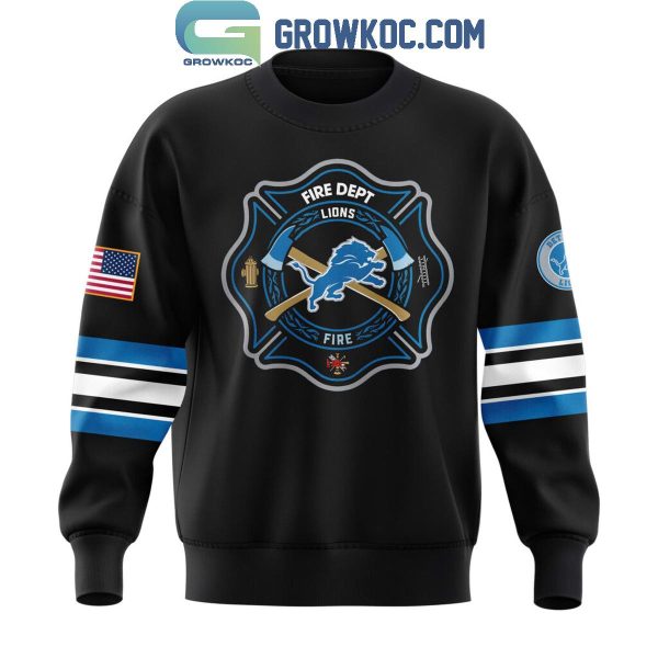 Detroit Lions Night Of Firefighter Appreciation Celebrate Hoodie Long Pants