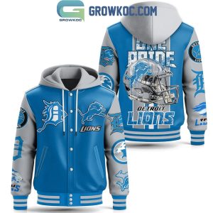 Detroit Lions One Pride Lions Football 2025 Baseball Jacket