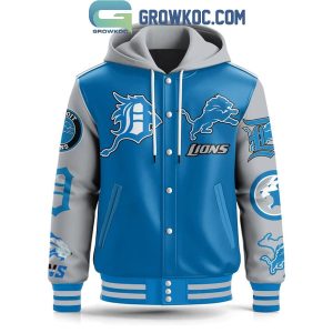 Detroit Lions One Pride Lions Football 2025 Baseball Jacket