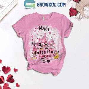 Disney Mickey Mouse Happy Valentine’s Day 2025 Fleece Pajamas Set