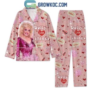 Dolly Parton Dolly Love Shine Admit One Polyester Pajamas Set