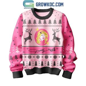 Dolly Parton Pour Myself A Cup Of Ambition Christmas 2024 Ugly Sweater