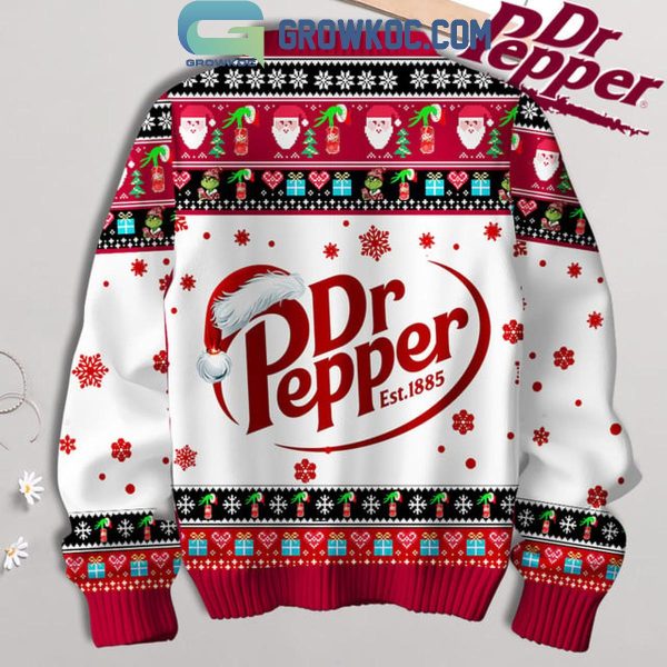 Dr. Pepper All I Want For Christmas 2024 Dr. Pepper Ugly Sweater