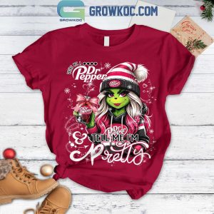 Dr. Pepper Tell Me I’m Pretty The Grinch Christmas Fleece Pajamas Set