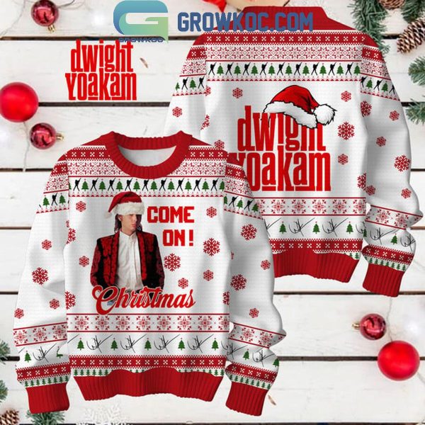 Dwight Yoakam Come On Love In Christmas Ugly Sweater