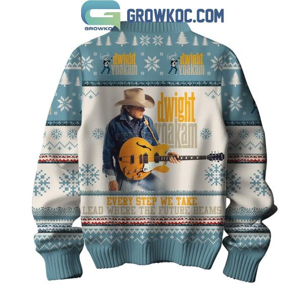 Dwight Yoakam Every Step We Take Lead Where The Future Beams Ugly Sweater