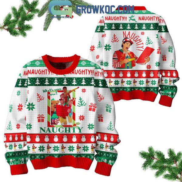 Elf What’s Your Name Naughty Christmas Ugly Sweater