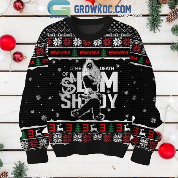 Eminem The Death Of Slim Shady Christmas Ugly Sweater