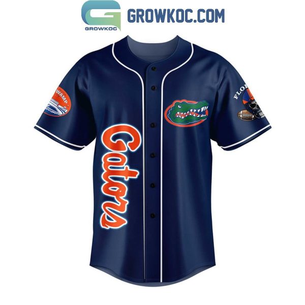 Florida Gators Go Gators Football Baseball Jersey