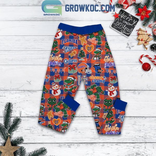 Florida Gators This Is My Football Watching Shirt Christmas Fleece Pajamas Set