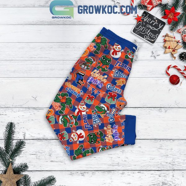 Florida Gators This Is My Football Watching Shirt Christmas Fleece Pajamas Set