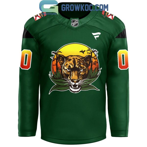 Florida Panthers 2024 Panther Conservation Night Personalized Fan Hockey Jersey