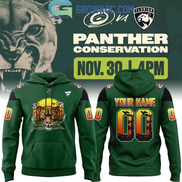 Florida Panthers Panther Conservation Night 2024 Personalized Fan Hoodie T-Shirt