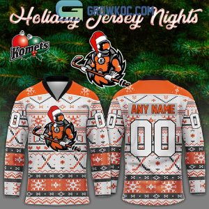 Fort Wayne Komets 2024 Merry Christmas Night Personalized Hockey Jersey