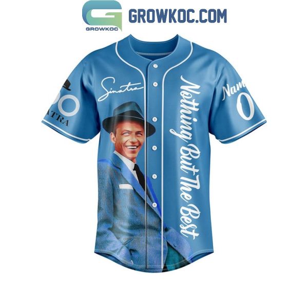 Frank Sinatra Come Fly With Me Let It Snow Personalized Baseball Jersey