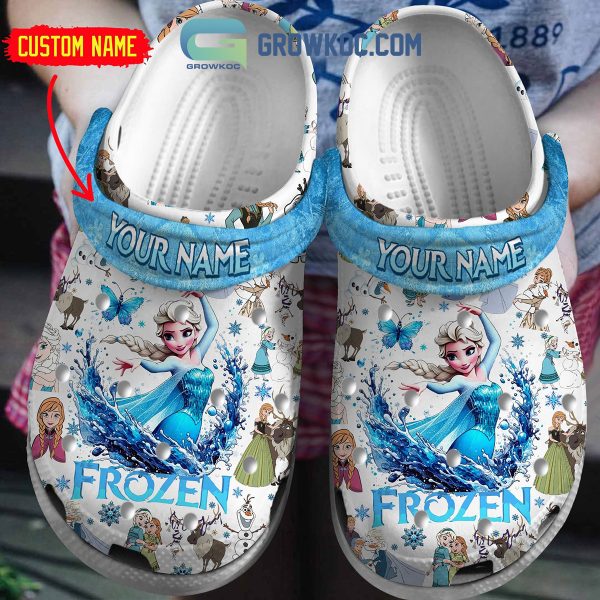 Frozen Elsa Happy New Year 2025 Personalized Crocs Clogs