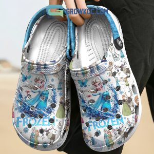 Frozen Elsa Happy New Year 2025 Personalized Crocs Clogs