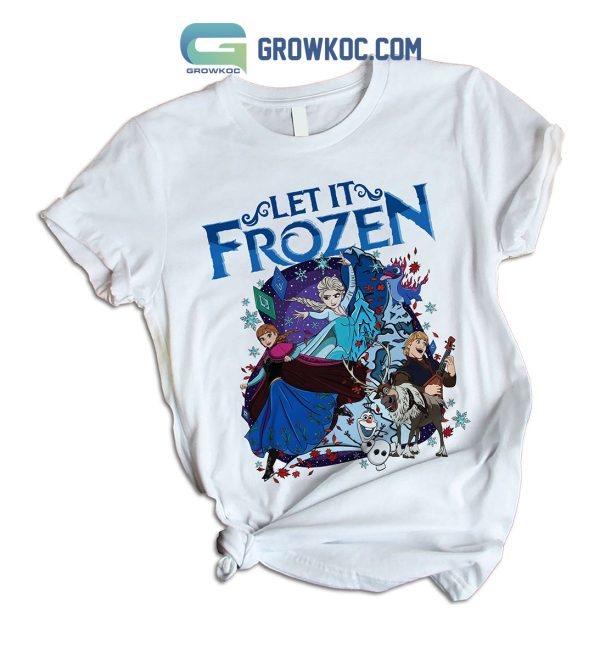 Frozen Elsa Let It Frozen 2024 Fleece Pajamas Set