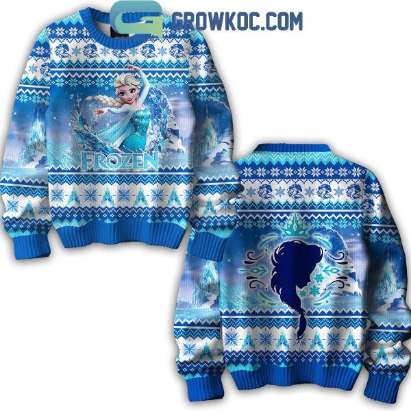 Frozen Let It Snow Let It Go Christmas 2024 Ugly Sweater