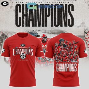 Georgia Bulldogs Football Champions Of SEC Championship 2024 Hoodie T-Shirt