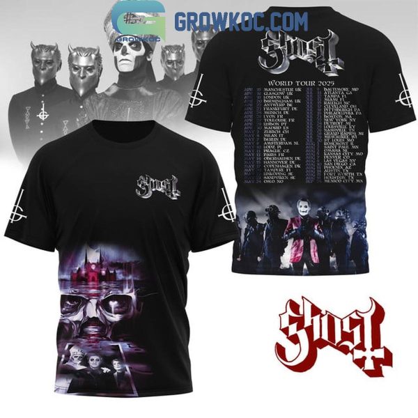 Ghost Band Celebrating 2025 World Tour Hoodie T-Shirt