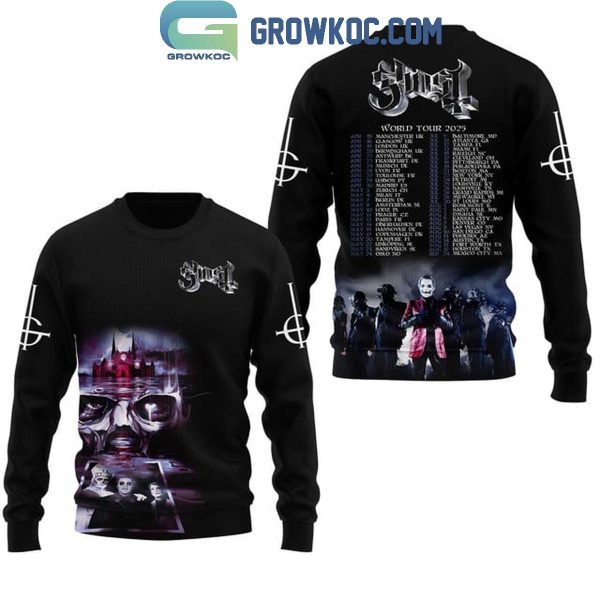 Ghost Band Celebrating 2025 World Tour Hoodie T-Shirt